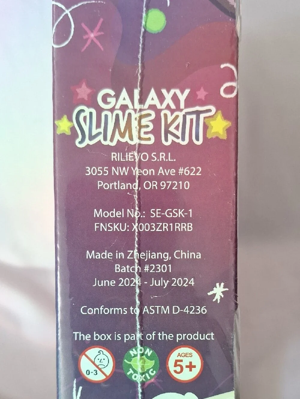 Galaxy Slime Kit - Purple